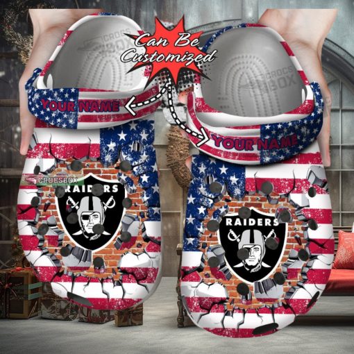 American Football Las Vegas Raiders Crocs Clogs