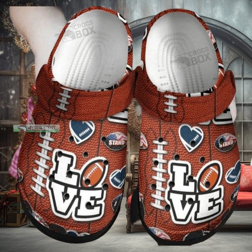 American Football Love American Football Crocs Shoes