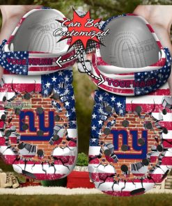 American Football NY Giants Crocs Shoes