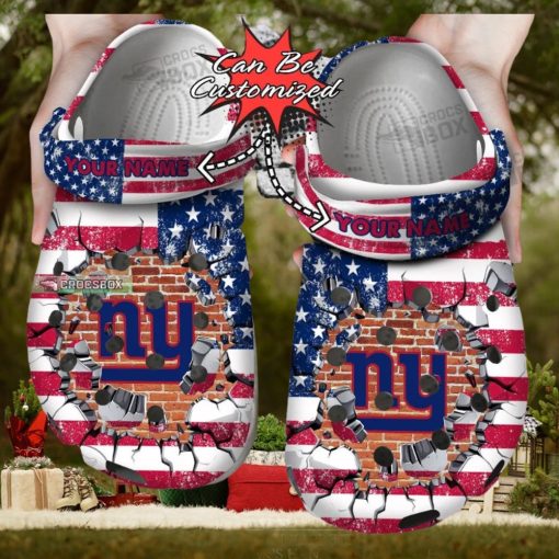 American Football NY Giants Crocs Shoes