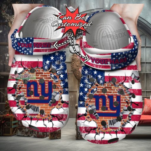 American Football NY Giants Crocs Shoes