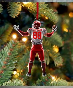 American Football Player Ornament Gift For Football Lovers   Custom Gift For Football Player