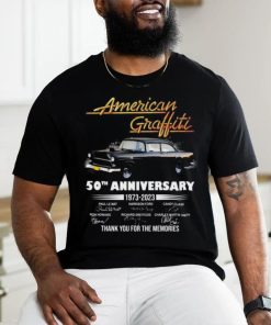 American Graffiti 50th Anniversary 1973 2023 Thank You for the memories signatures hoodie, sweater, longsleeve, shirt v-neck, t-shirt