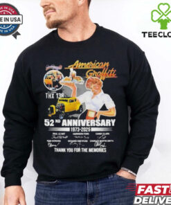 American Graffiti 52nd Anniversary 1973 2025 Thank You For The Memories Signatures T Shirts