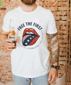 American Heather mullins free the first established 1791 art design T shirt