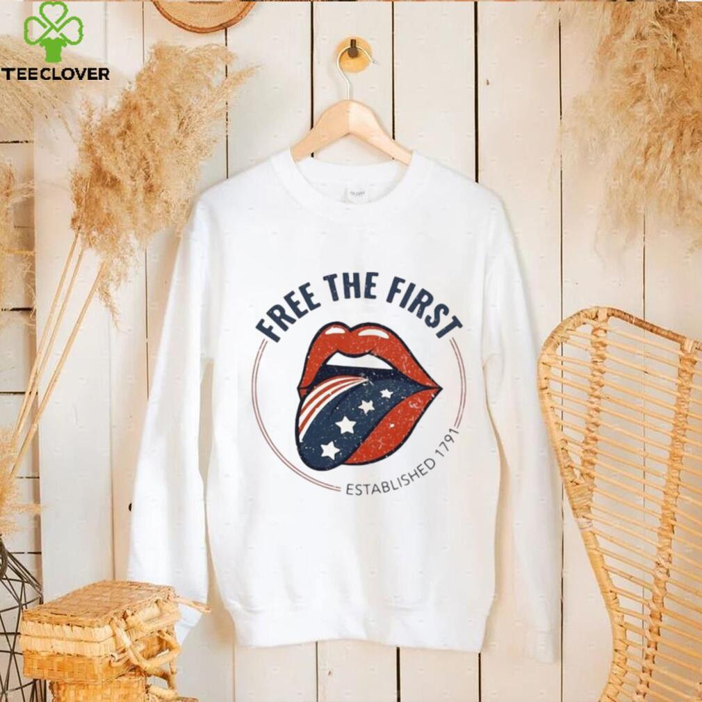 American Heather mullins free the first established 1791 art design T shirt American Heather mullins free the first established 1791 art design T shirt