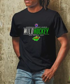 American Hockey League Wild Hockey Des Moines Iowa Minnesota Wild Logo T shirt 1 American Hockey League Wild Hockey Des Moines Iowa Minnesota Wild Logo T shirt