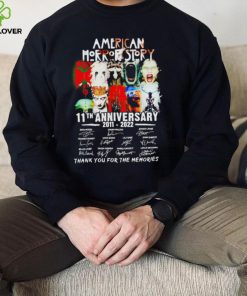 American Horror Story 11th Anniversary 2011 2022 thank you for the memories Halloween shirt