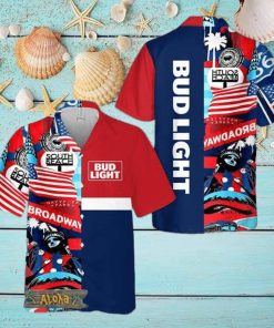 American Independence Day Bud Light Hawaii Shirt For Men And Women Gift Hawaiian Beer