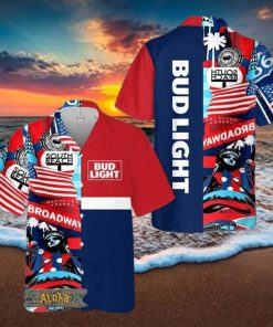 American Independence Day Bud Light Hawaii Shirt For Men And Women Gift Hawaiian Beer