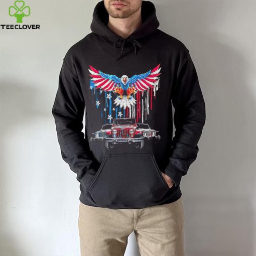 American Jeep Eag;e flag 4th of July 2024 hoodie, sweater, longsleeve, shirt v-neck, t-shirt