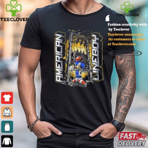 American Lineboy Sonic Work Hard T Shirt