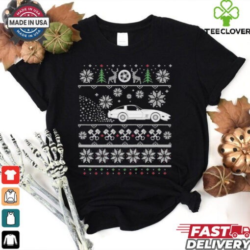 American Muscle Car Lovers Ugly Christmas Shirt