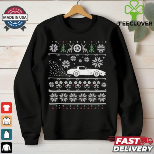 American Muscle Car Lovers Ugly Christmas Shirt