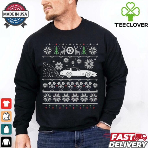American Muscle Car Lovers Ugly Christmas Shirt