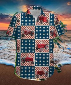 American Tractor 4th Of July Hawaiian Shirt Impressive Gift