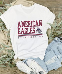 American University Eagles League Collegiate Wear Victory Springs Tri Blend Fleece Pullover Shirt