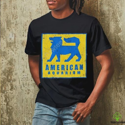 American aquarium shop shitty kitty wolf shirt