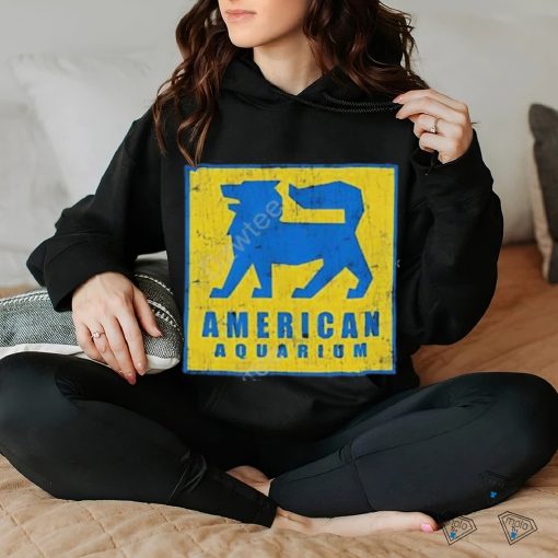 American aquarium shop shitty kitty wolf shirt