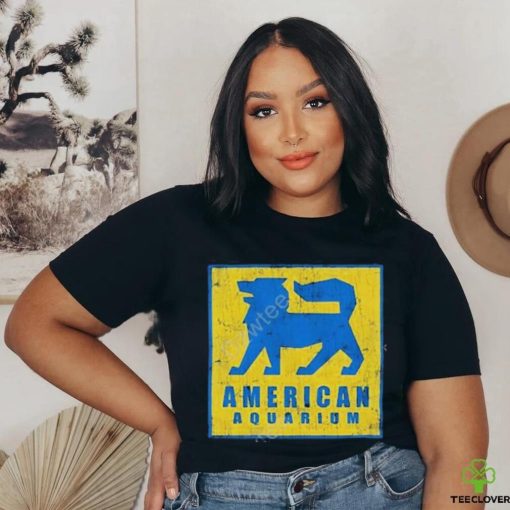 American aquarium shop shitty kitty wolf shirt