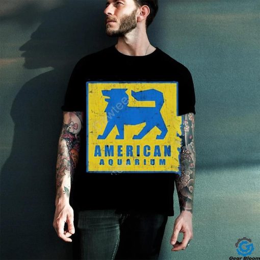 American aquarium shop shitty kitty wolf shirt
