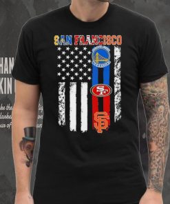 American flag San Francisco all sports team shirt