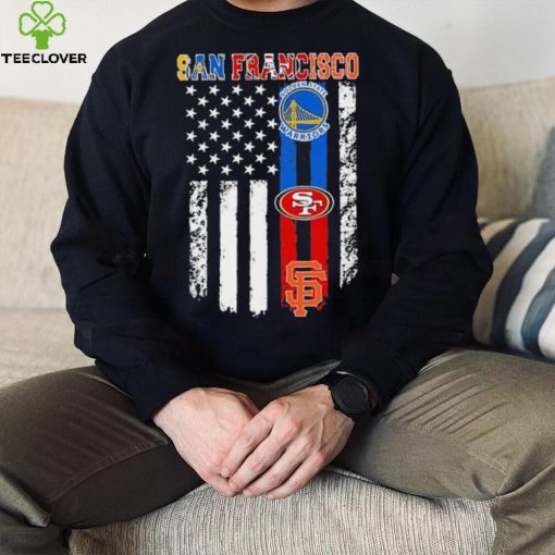 American flag San Francisco all sports team hoodie, sweater, longsleeve, shirt v-neck, t-shirt