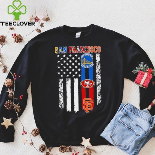 American flag San Francisco all sports team hoodie, sweater, longsleeve, shirt v-neck, t-shirt