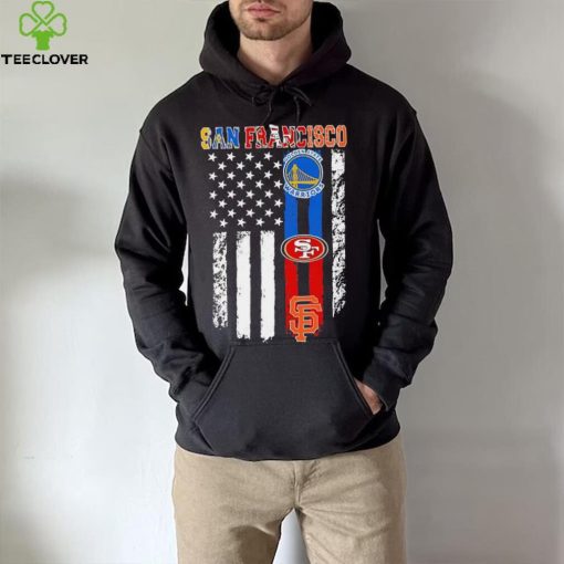 American flag San Francisco all sports team hoodie, sweater, longsleeve, shirt v-neck, t-shirt