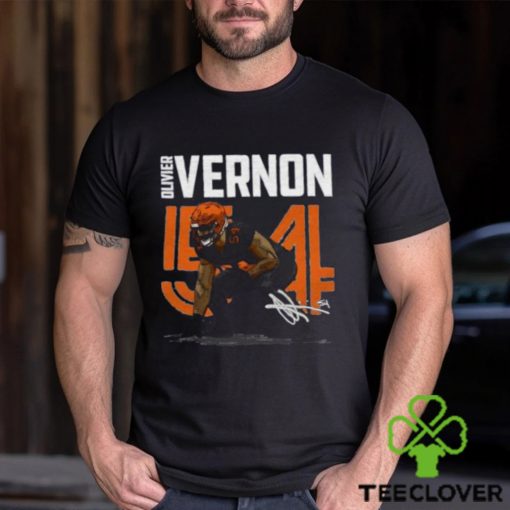 American former professional football player signature oliver vernon T Shirt