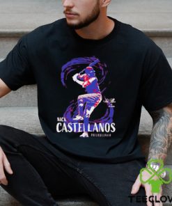 American professional baseball right fielder third baseman Philadelphia Phillies signature nick castellanos T Shirt