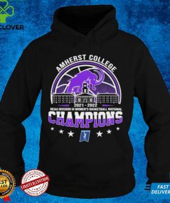 Amherst College 2022 NCAA Division III Women’s Basketball National Champions shirt