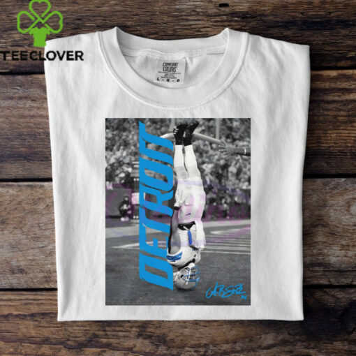 Amon Ra St Brown Headstand Celebration Detroit Football Shirt