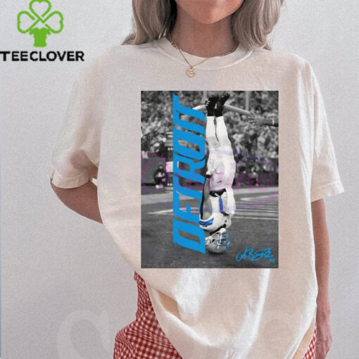 Amon Ra St Brown Headstand Celebration Detroit Football Shirt