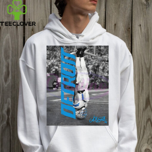 Amon Ra St Brown Headstand Celebration Detroit Football Shirt
