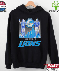 Amon Ra St Brown x Jared Goff Detroit Lions skyline City shirt