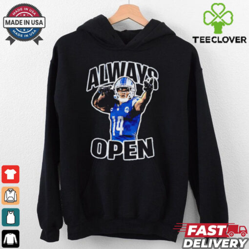 Amon Ra St. Brown Always Open Detroit Lions shirt