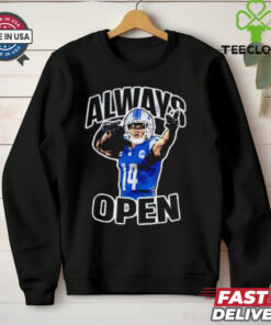 Amon Ra St. Brown Always Open Detroit Lions shirt