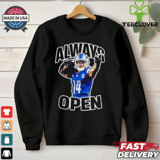 Amon Ra St. Brown Always Open Detroit Lions shirt