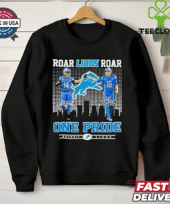 Amon Ra St. Brown And Jared Goff Roar Lions Roar One Pride Shirt