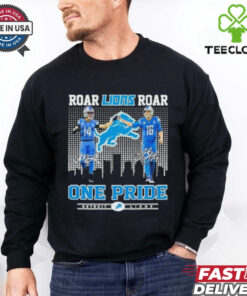 Amon Ra St. Brown And Jared Goff Roar Lions Roar One Pride Shirt