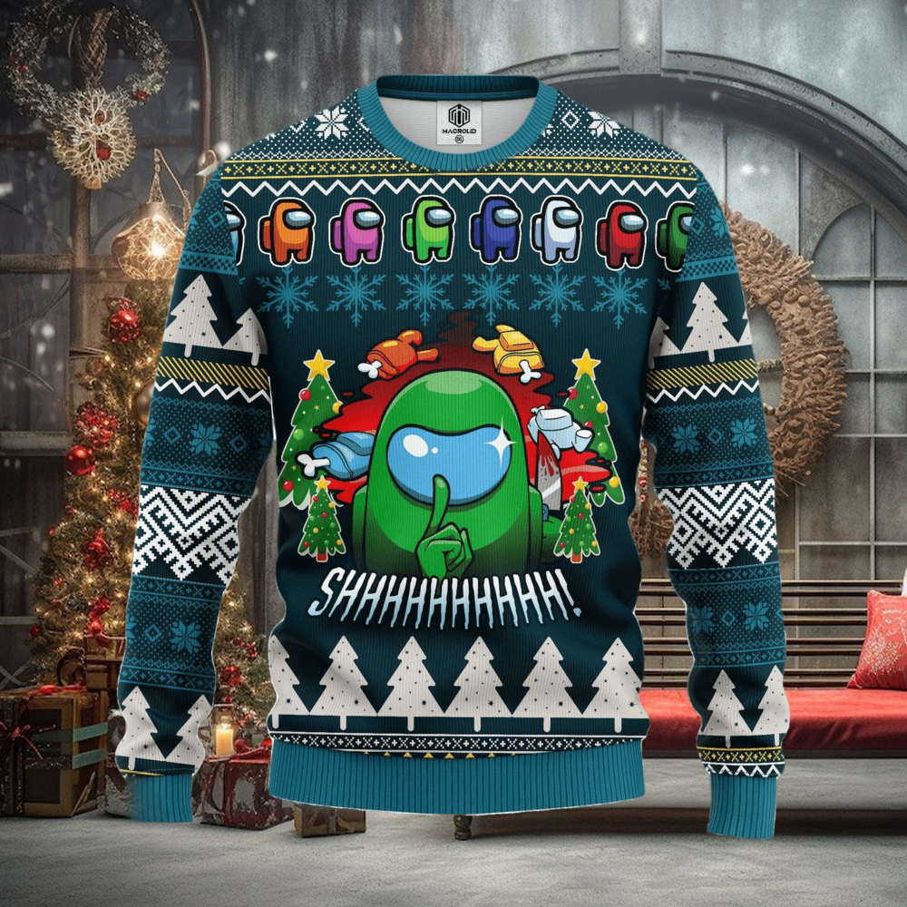 Among Us Impostor Ugly Christmas Sweater For Men Women Among Us Impostor Ugly Christmas Sweater For Men Women