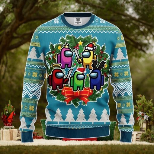 Among Us Winter Ugly Christmas Sweater Amazing Gift Men And Women Christmas Gift