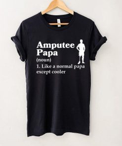Amputee Papa V Neck T Shirt