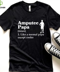 Amputee Papa V Neck T Shirt
