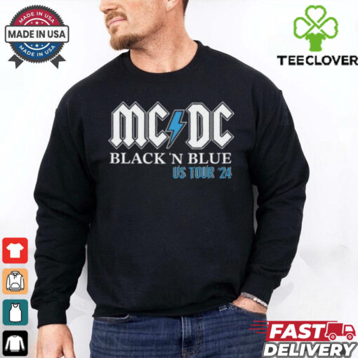 Amy Andrews Fox 2 Wearing Mcdc Black _N Blue Us Tour 24 Shirt