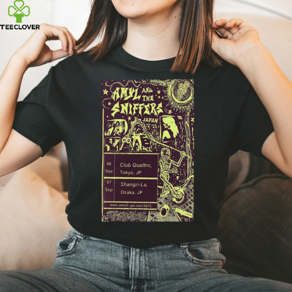 Amyl and the sniffers 2023 Japan tour poster shirt Amyl and the sniffers 2023 Japan tour poster shirt