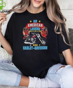 An American Legends Michael Jordan And Harley Davidson Signature Shirt