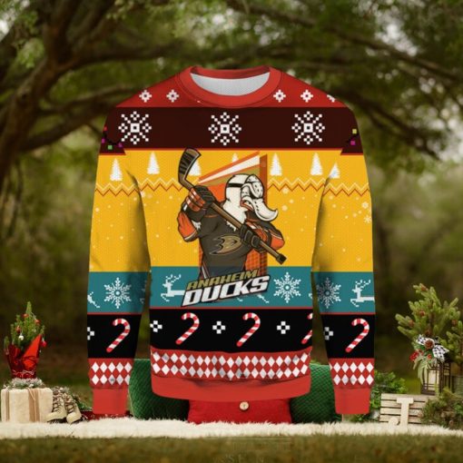 Anaheim Ducks Bardown Reverse Ugly Christmas Sweater