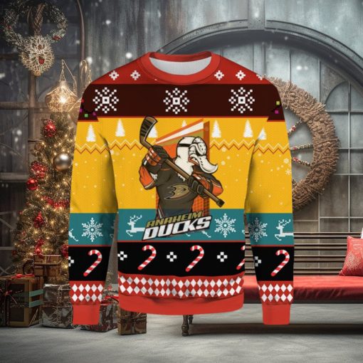 Anaheim Ducks Bardown Reverse Ugly Christmas Sweater